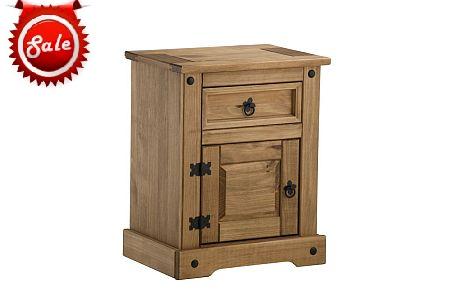 Corona 1 Drawer 1 Door Bedside